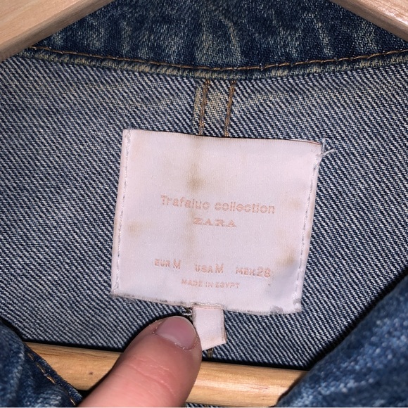 ZARA cropped denim jacket - Picture 4 of 7